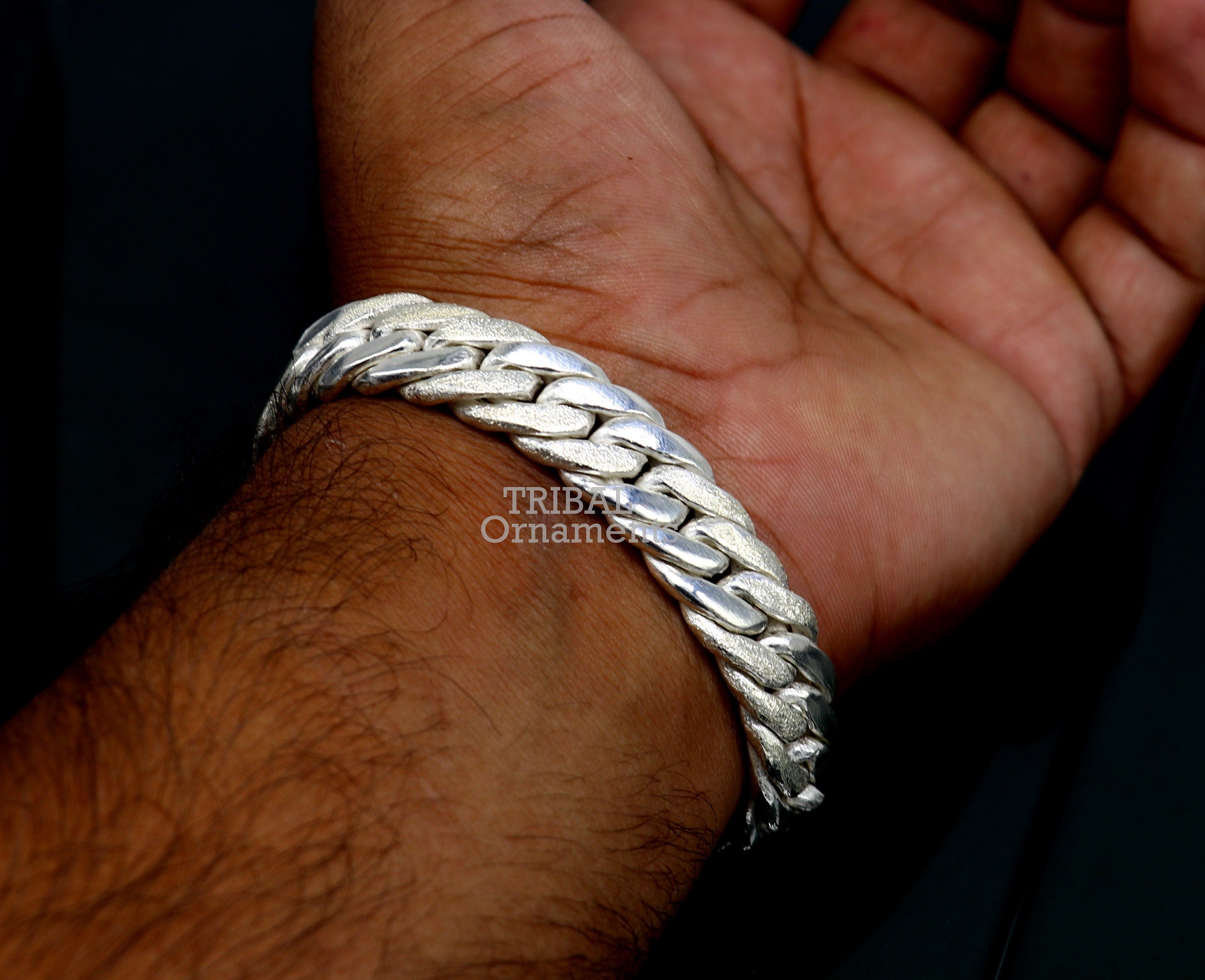 Platinum Dual Tone Link Chain - Platinum Wristwear & Bracelets - Men of  Platinum
